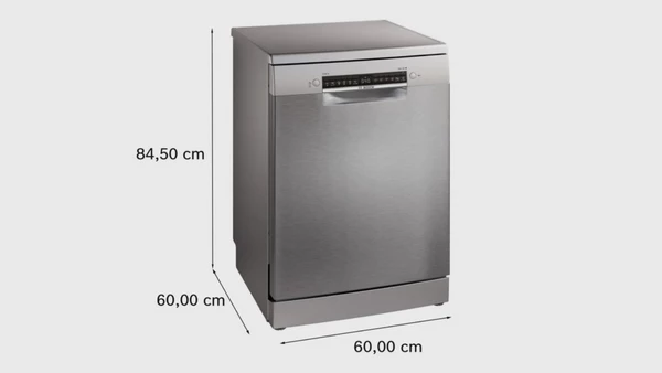 Bosch SMS4HTI00E Ελεύθερο Πλυντήριο Πιάτων 60cm για 13 Σερβίτσια Inox με Wi-Fi: Ανθεκτικό & ασφαλές
