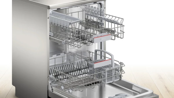 Bosch SMS4HTI00E Ελεύθερο Πλυντήριο Πιάτων 60cm για 13 Σερβίτσια Inox με Wi-Fi: Χωρητικότητα & προγράμματα