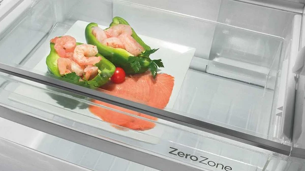 Gorenje ONRK193BK Retro Ψυγειοκαταψύκτης 313lt No Frost Υ194xΠ60xΒ64cm Μαύρος: Ειδικό συρτάρι κρεάτων ZeroZone