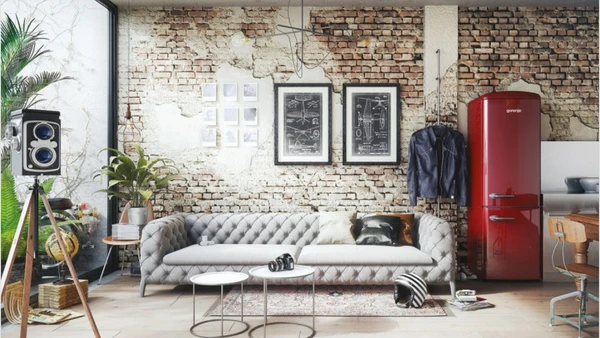 Gorenje ONRK193BK Retro Ψυγειοκαταψύκτης 313lt No Frost Υ194xΠ60xΒ64cm Μαύρος: IonAir με Multiflow 360°