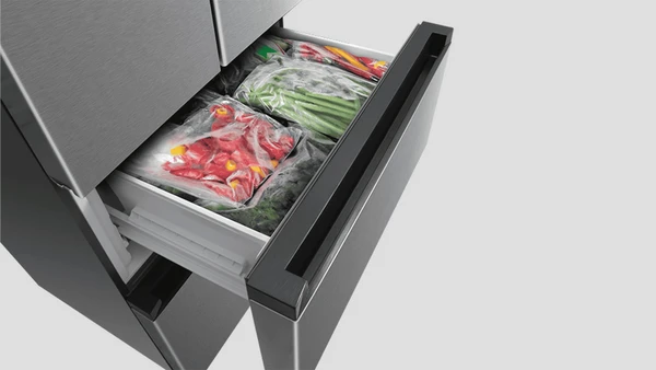 Inventor PSF4D-17870INX Ψυγείο Ντουλάπα 391lt Υ178xΠ70.3xΒ68.6cm Inox: Εξαιρετική ενεργειακή απόδοση