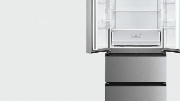 Inventor PSF4D-17870INX Ψυγείο Ντουλάπα 391lt Υ178xΠ70.3xΒ68.6cm Inox: Κομψός σχεδιασμός και άφθονος χώρος